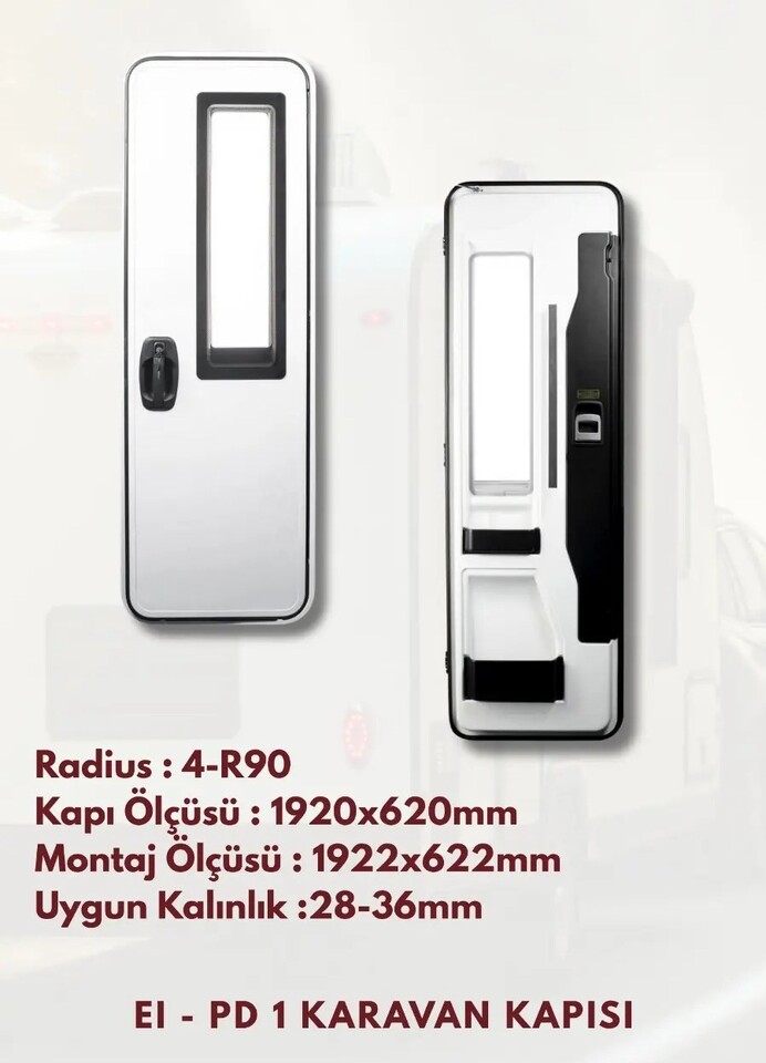 Einstein Çekme Karavan Kapısı 192x62